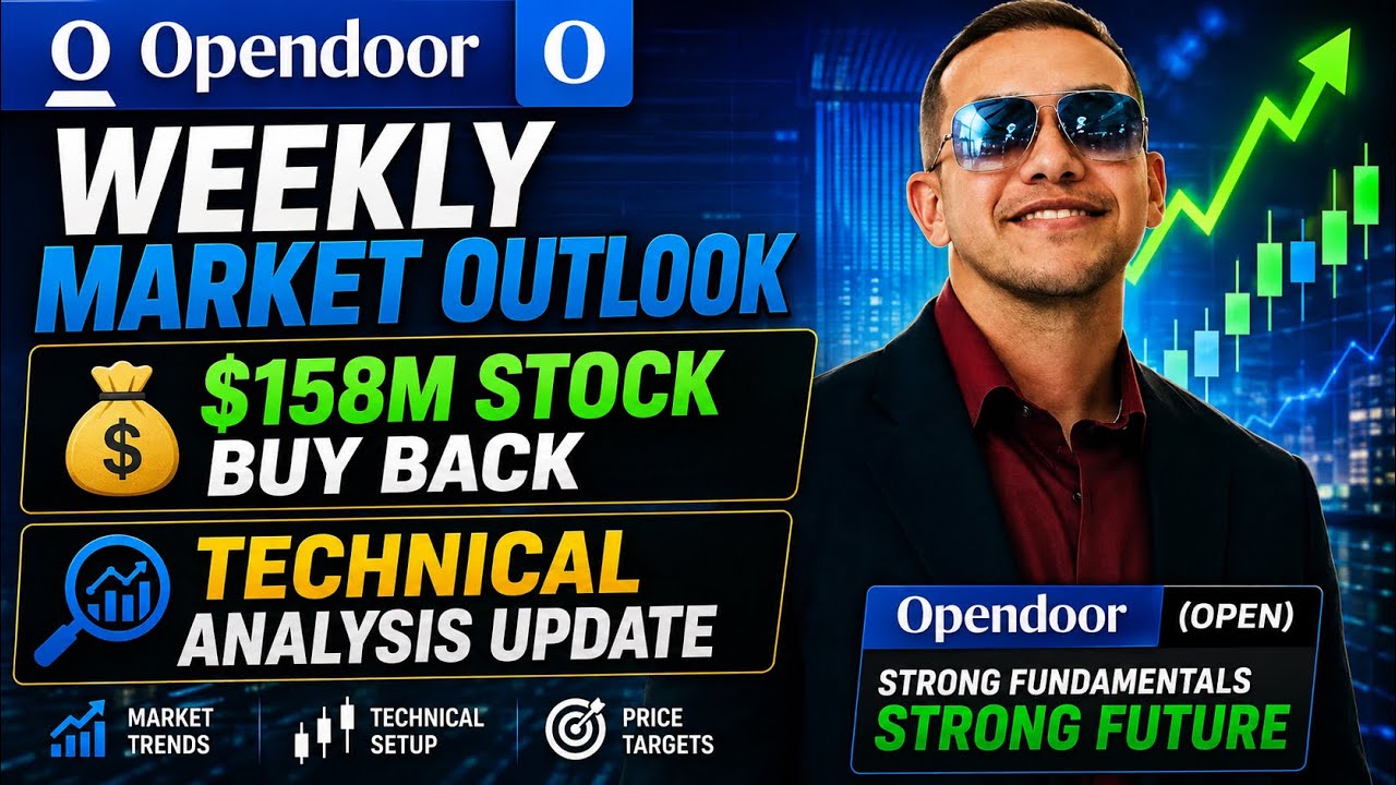 Opendoor ($OPEN) WEEKLY MARKET OUTLOOK 🚨 $158M BUYBACK + Technical Analysis Update!