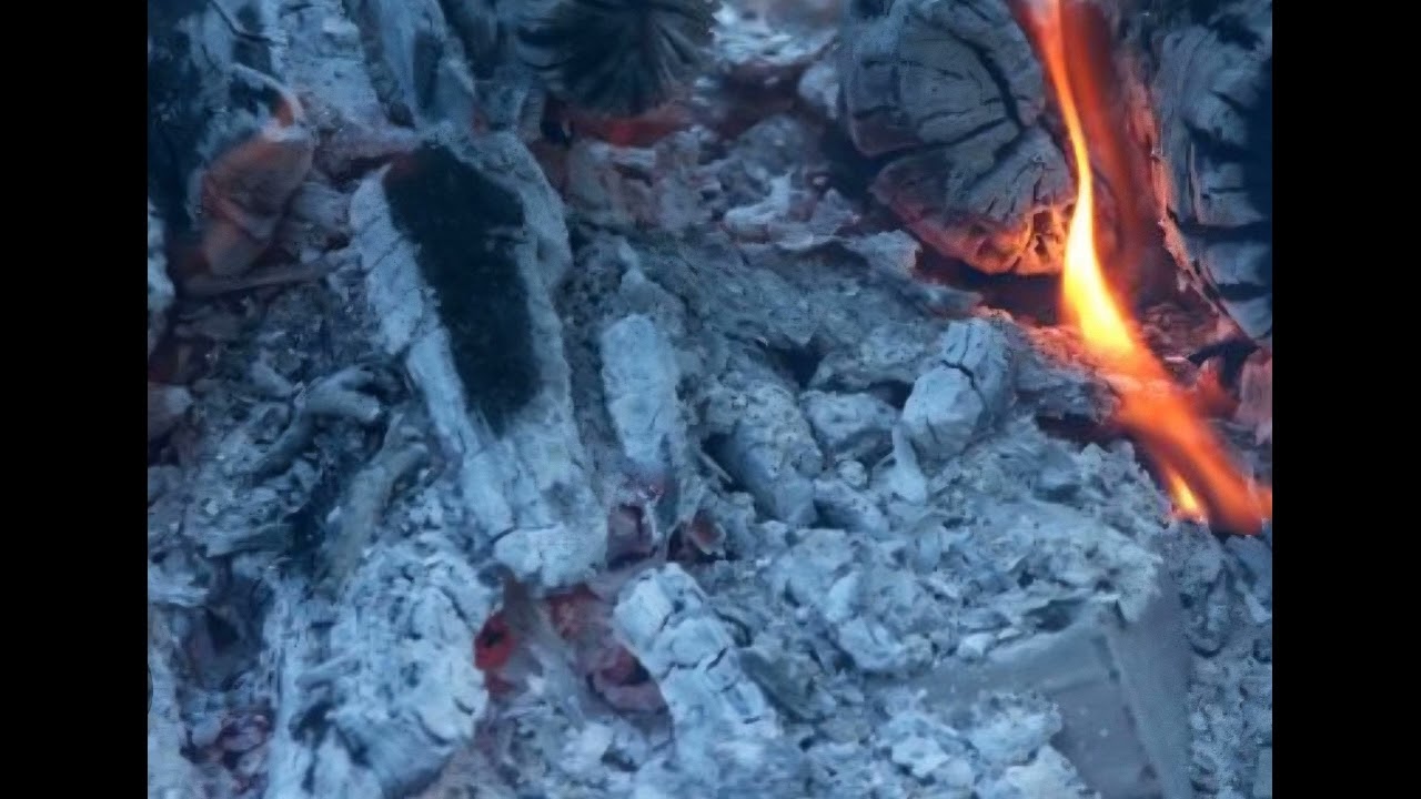 Dusty ashes remain