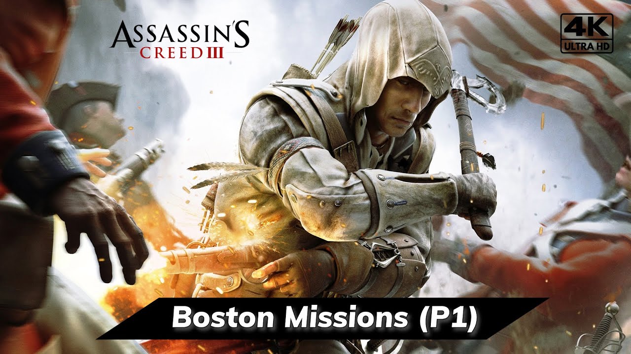 All Boston Missions | Assassin's Creed 3 HD 4K Gameplay | Part 1 | #tending #viralvideo