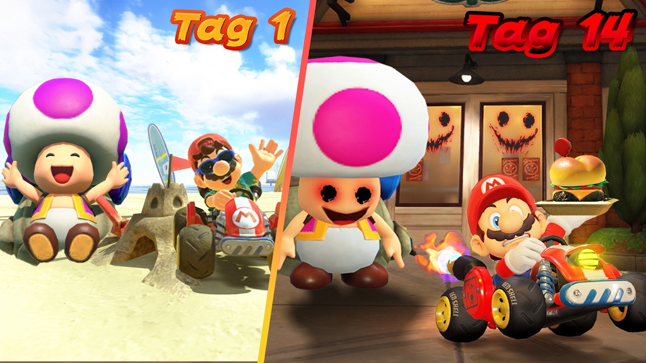 Ich habe 14 Tage in Mario Kart World gelebt😱