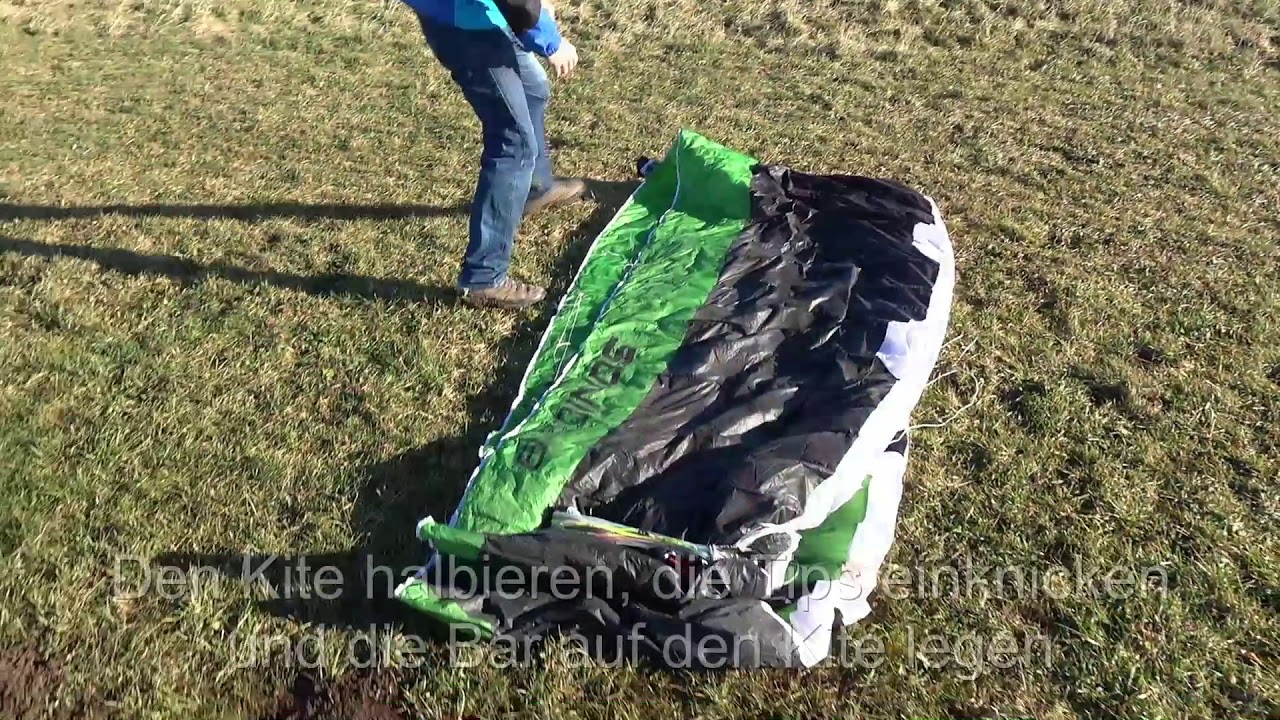 Mattenkite packen / softkite foilkite packing 2017