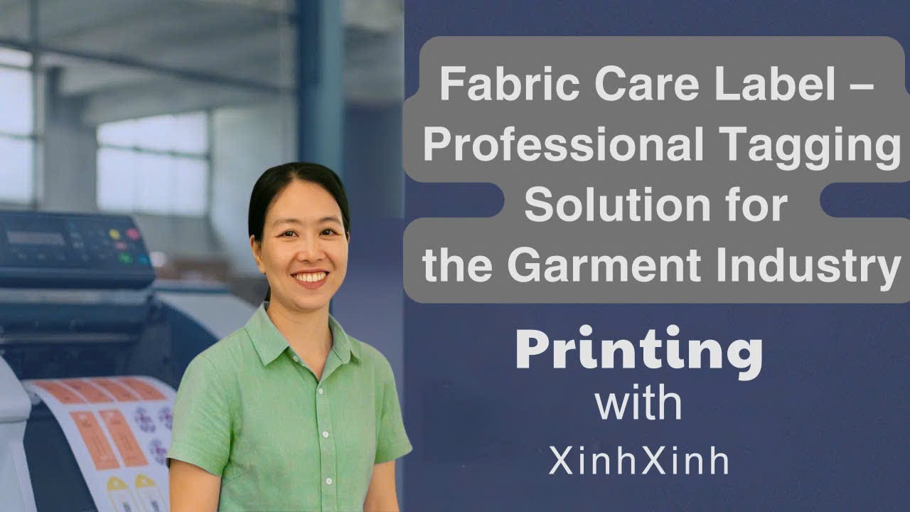 Fabric care label professional tagging solution for the garment industry