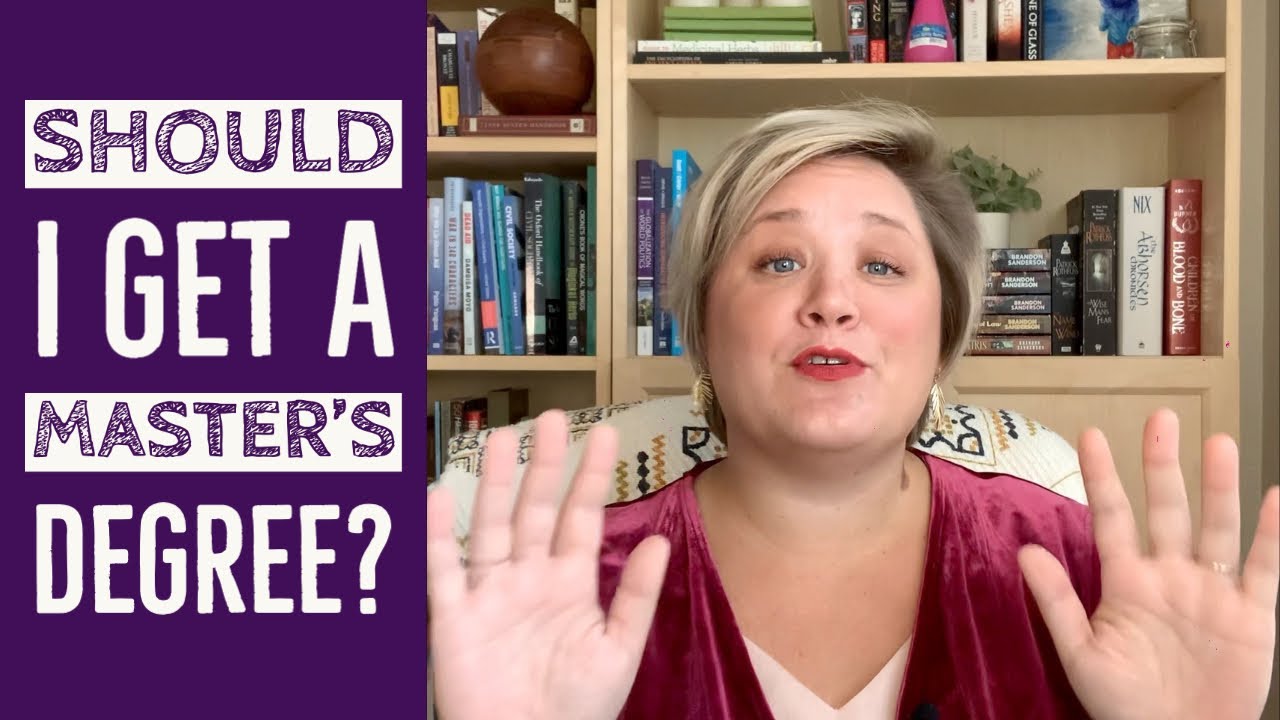 Should I get a Master's degree?