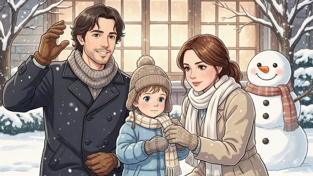 A Quiet Snowy Day With Family | A Ghibli-Style Winter Story 