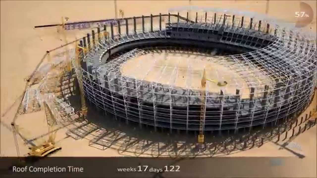 STADIUM ROOF SIMULATION BAKU OLIMPIC
