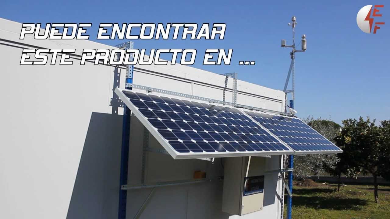 Kit solar fotovoltaico para autoconsumo 300W conectado a Red. Ahorra en tu factura eléctrica