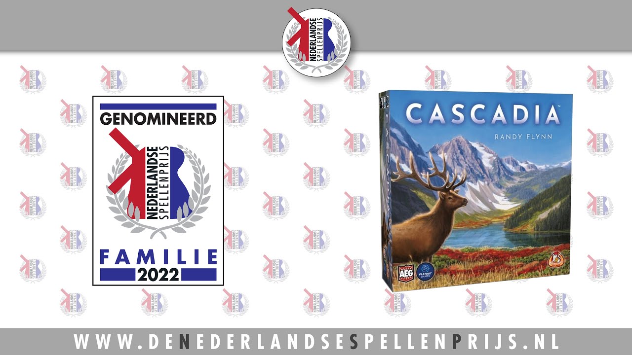 De Nederlandse Spellenprijs 2022 - Nominatie Familie Categorie: Cascadia
