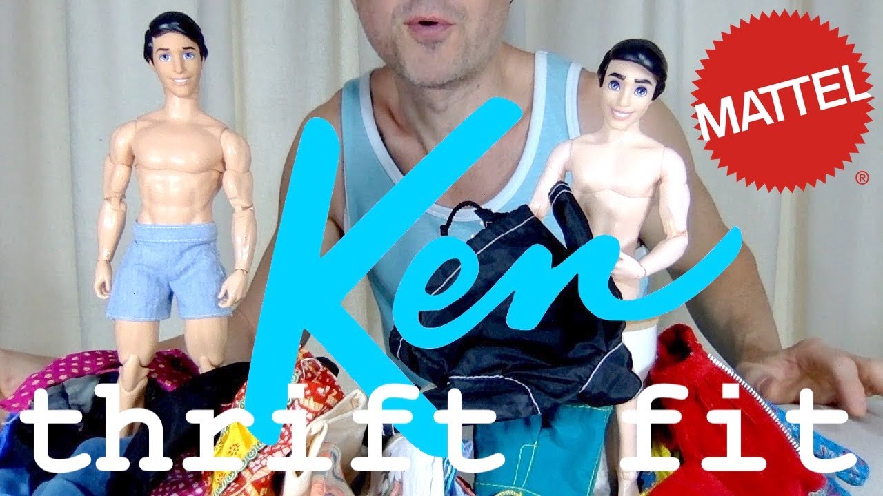 Epic Buff Barbie Prince Eric Ken Doll Thrift Haul Fashion Fit Check