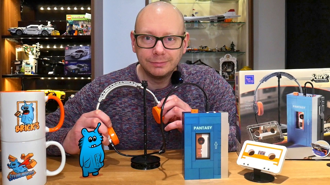 Ähnlichkeiten zum Walkman sind rein zufällig. Pantasy 85039 Kassettenspieler aus der Retro-Reihe.