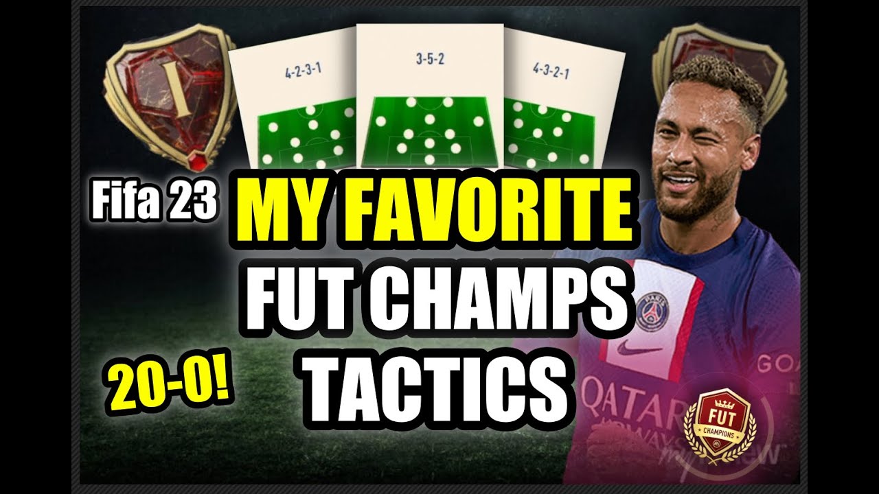 *FINAL!* 6 best formations & Tactics you *NEED* to get *MORE WINS* in Fut Champs!  🤠