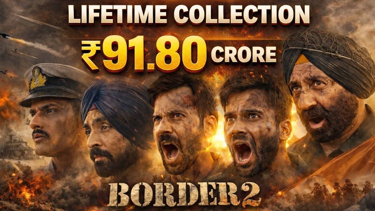 Border 2 Box Office Collection Day 28, total worldwide collection till now, sunny deol, diljit 🔥