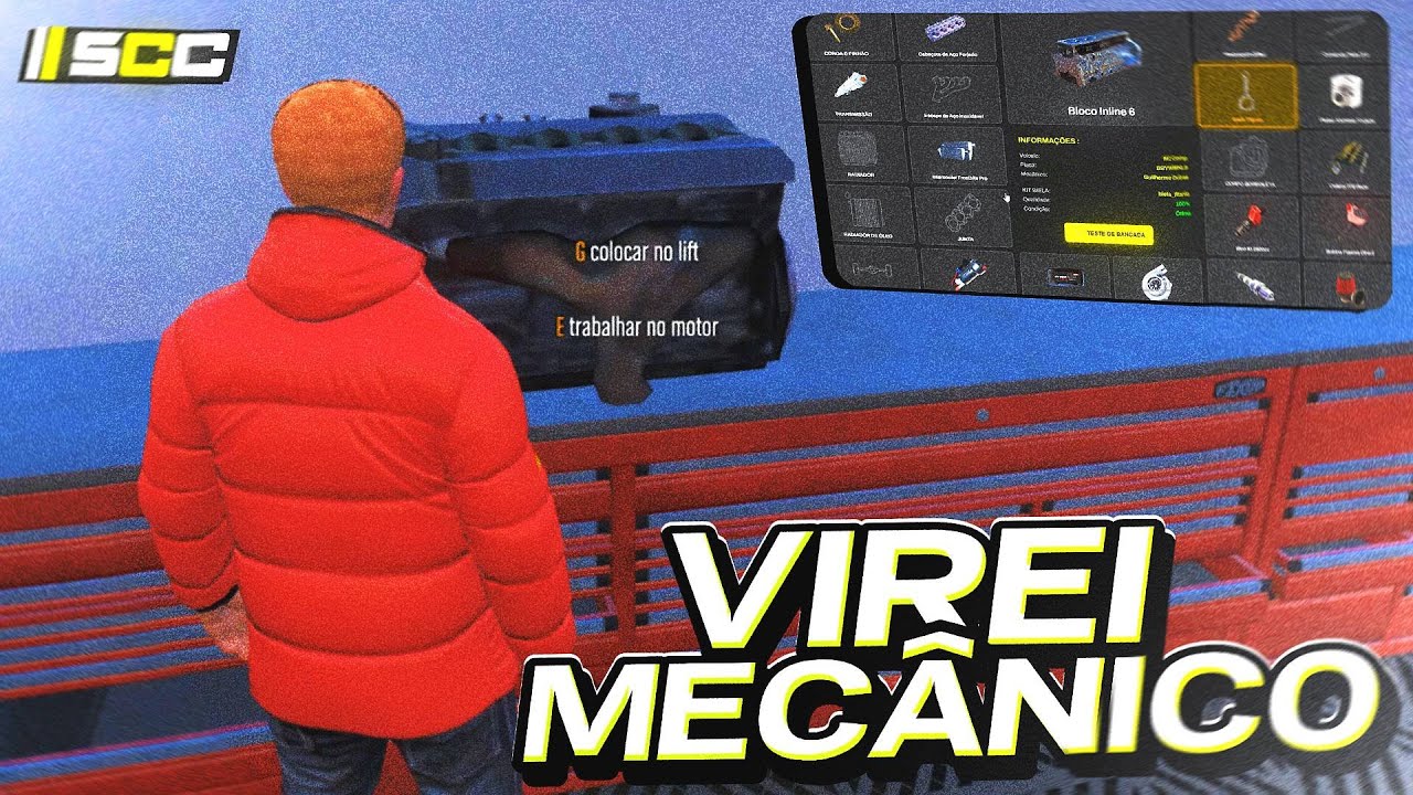 VIREI MECÂNICO NO STREET CAR CLUB RP!🔧 (SISTEMA INSANO!)