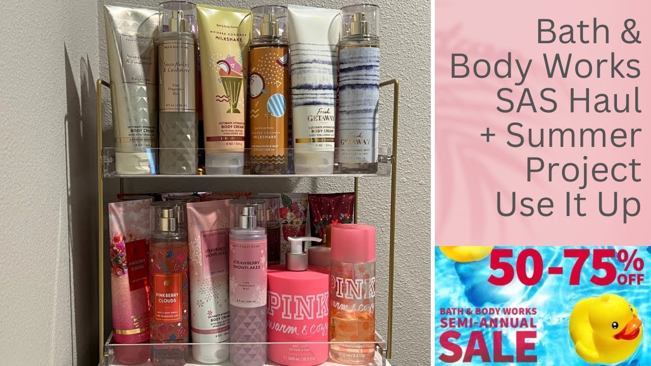 Last Bath & Body Works Summer 2024 SAS Haul + My First Project Use It Up!