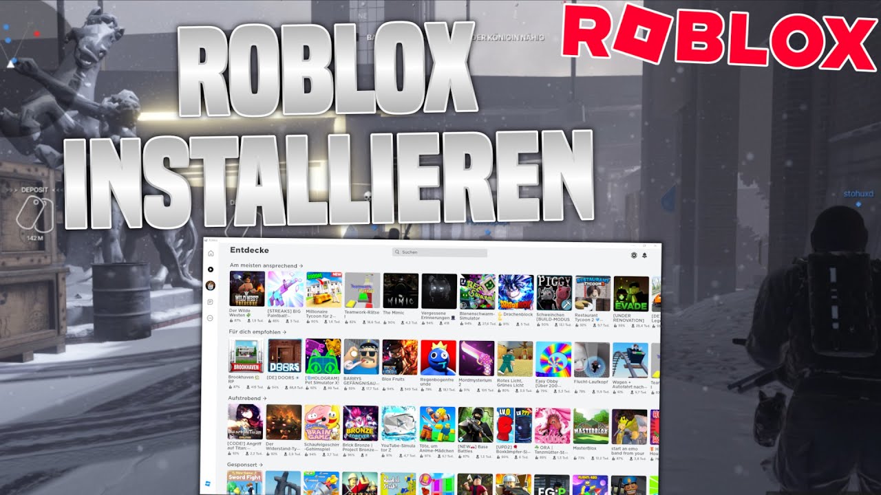 ROBLOX auf PC/Laptop INSTALLIEREN und SPIELEN | Roblox auf PC spielen | SABO