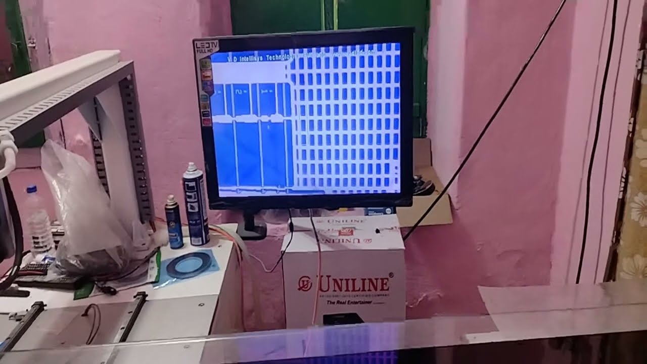 preeti electronics 65 inch LED panel repair laser through led tv panel repair laser machine