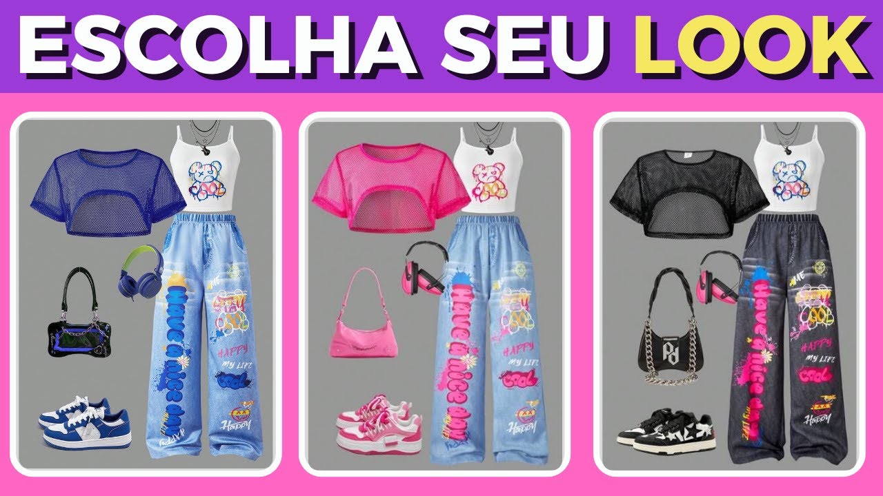 MONTE SEU LOOK PERFEITO 👗💄 DESAFIO INTERATIVO DE MODA FASHION