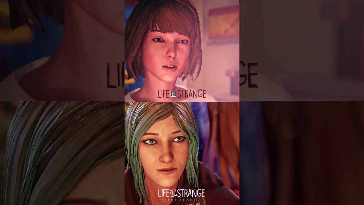Pricefield Kiss Scene Original vs Double Exposure 🥰 #lifeisstrange