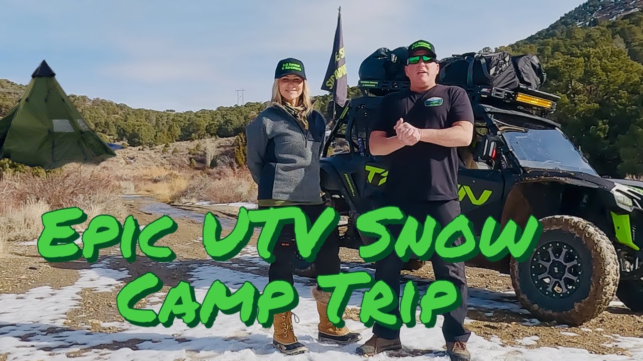 Epic UTV Snow Camping Trip In Northern Nevada🏕️ #utv #adventure #outdoors