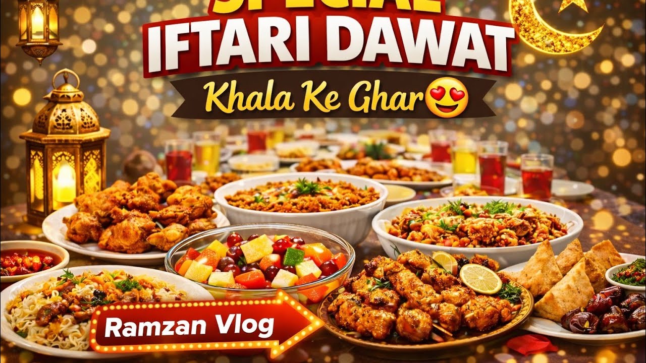 Khala Ka Ghar Special Iftari Dawat/Ramzan Vlog/@BMVlogs_234