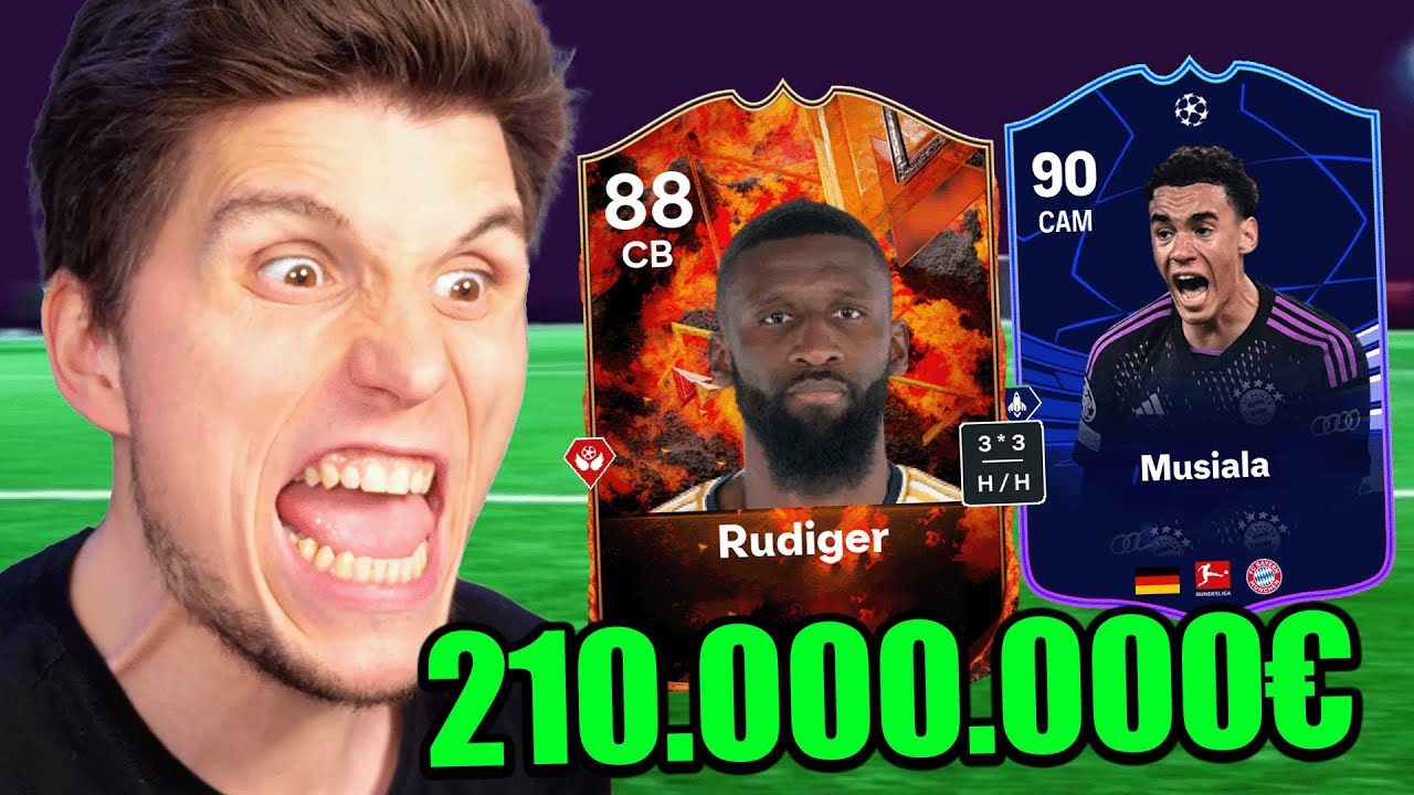 Ich kaufe RÜDIGER & MUSIALA für mein 1.000.000.000€ Team! | FC24