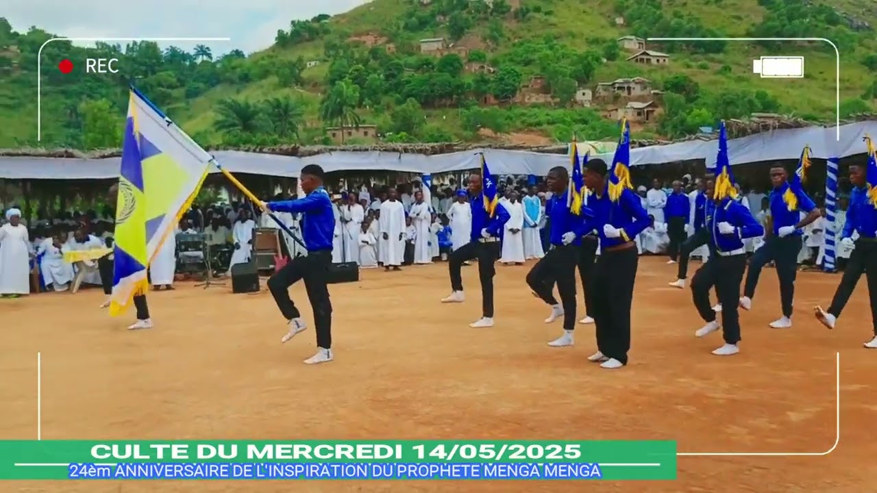 Culte du mercredi 14/05/2025 24èm anniversaire de l'inspiration du prophète Menga Menga ACK