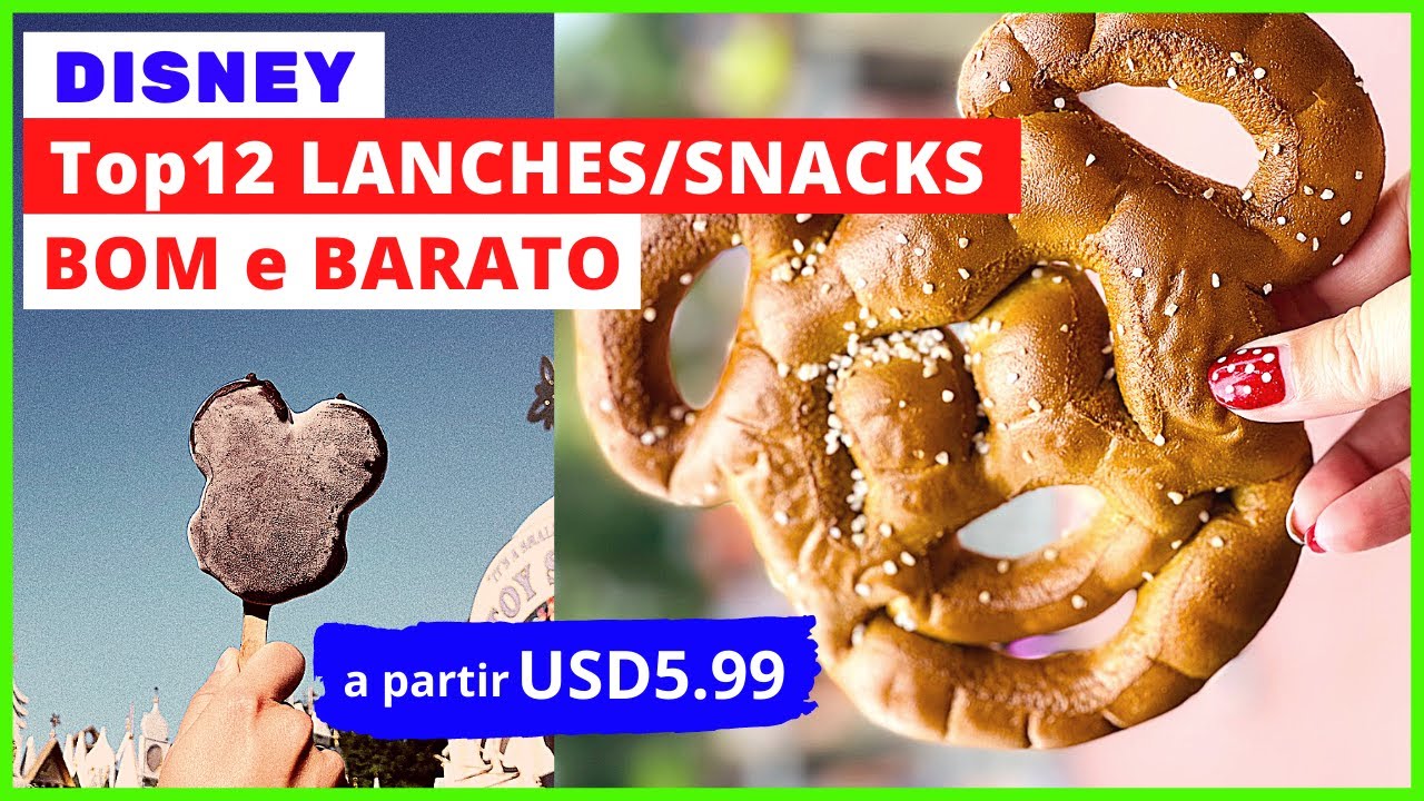 🧁🍦 COMIDA RAPIDA DISNEY BOM E BARATO | PAGANDO POUCO | DISNEY LANCHES | DISNEY SNACKS | DICAS DISNEY