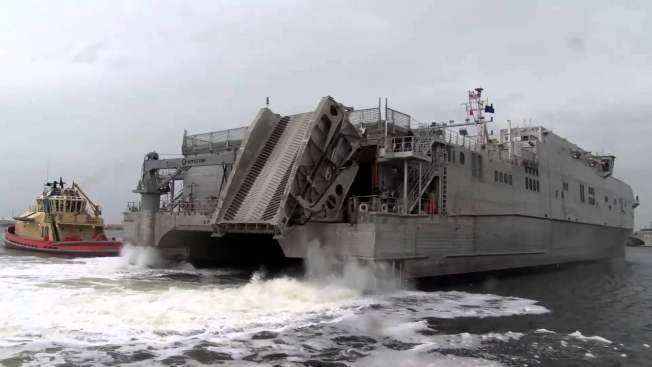 USNS Spearhead Joint High Speed Vessel Catamaran Visits Mayport