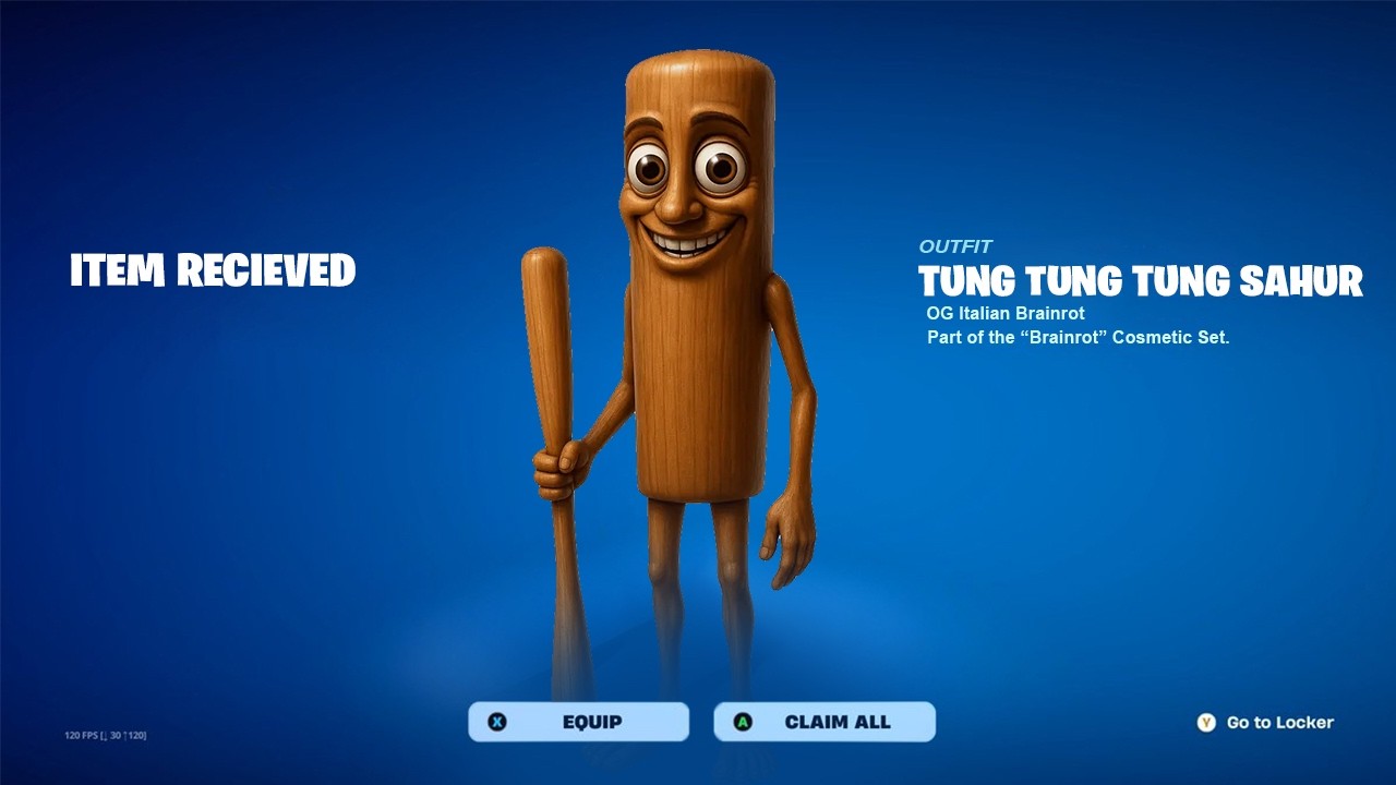 Fortnite’s *FREE* BRAINROT SKIN for Everyone!