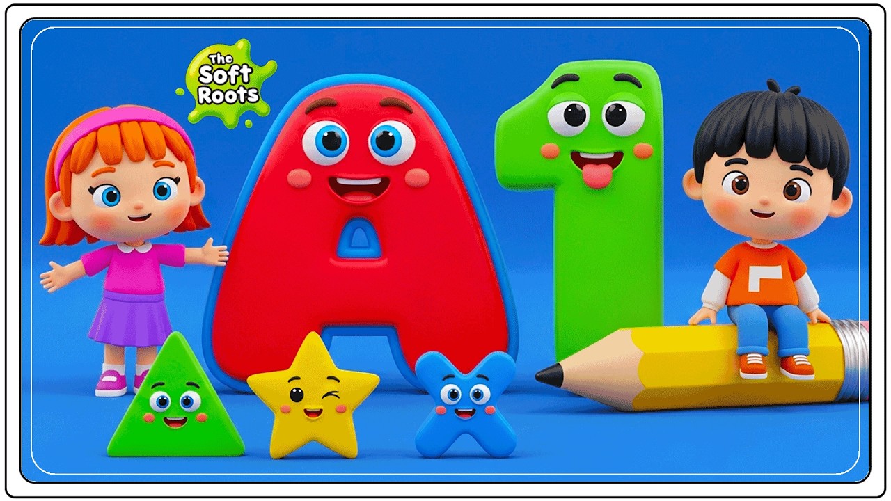Preschool Learning activities for 3 year olds at home | Learn ABC Phonics Shapes Numbers Colors 🌈