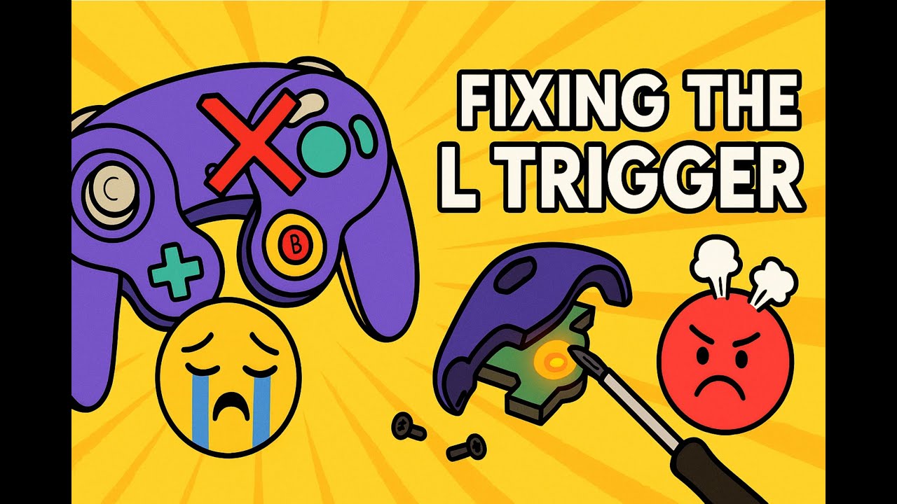 🎮 My GameCube Controller’s L Trigger Is DEAD… Let’s Fix It (Full Tear-Down & Repair!)