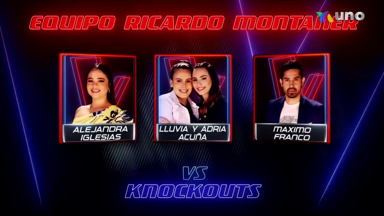 Knockouts Alejandra Iglesias, Adria y Lluvia Acu&ntilde;a, M&aacute;ximo Franco - Equipo Montaner, La Voz M&eacute;xico