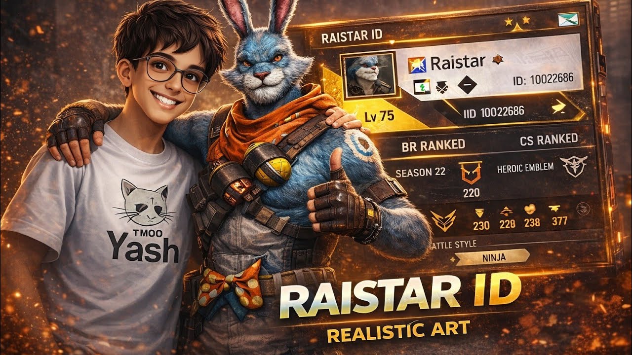 Create @RaiStar ID INTO REALISTIC ART 😊. 