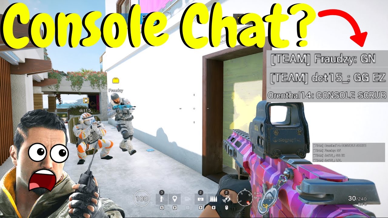 Text Chat on Console in Rainbow Six Siege