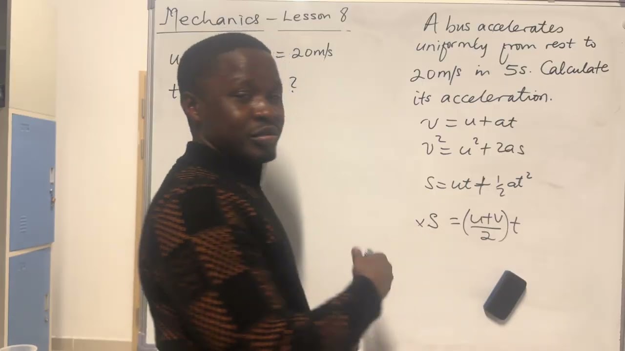 Mechanics : Lesson 8