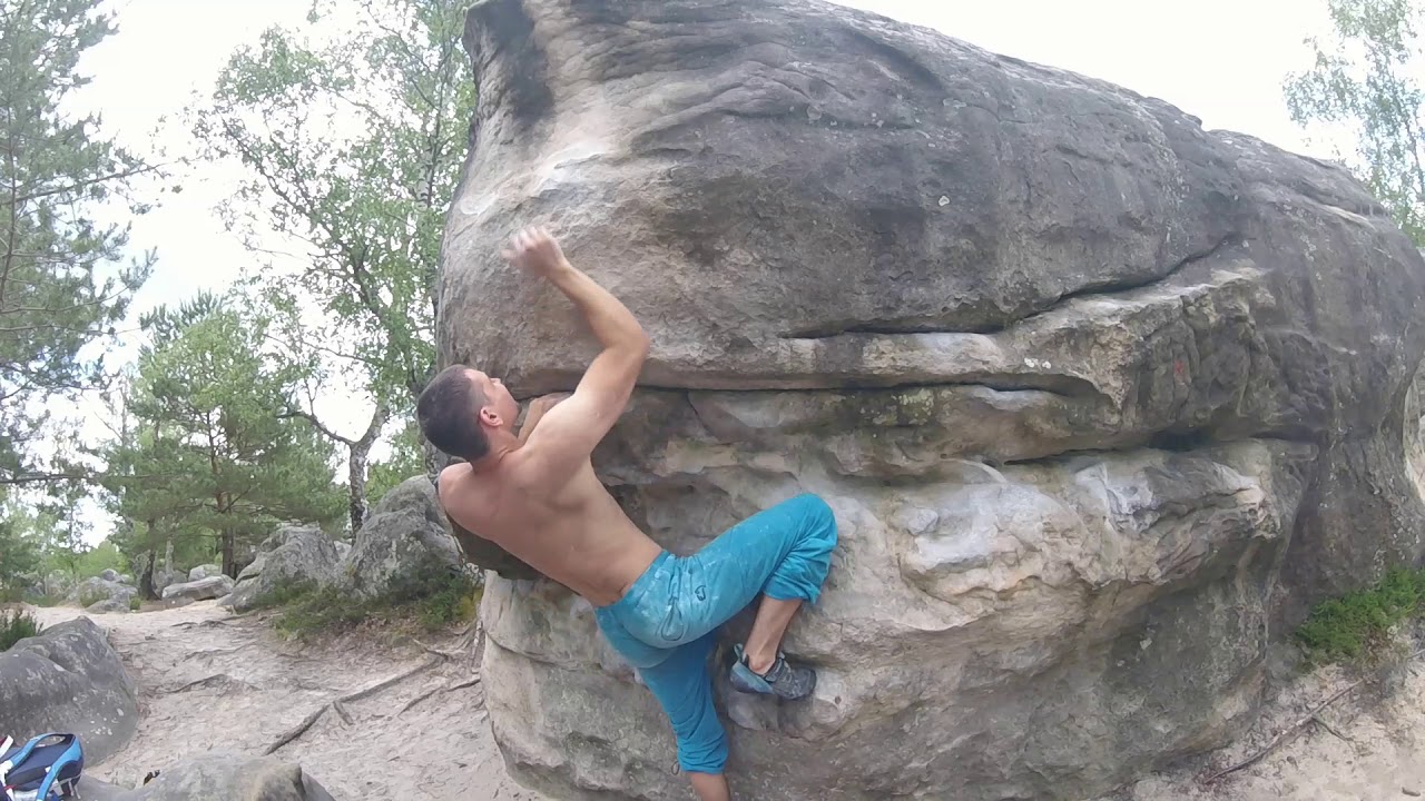 6a dyno, Le coq, cul de chien, Fontainebleau