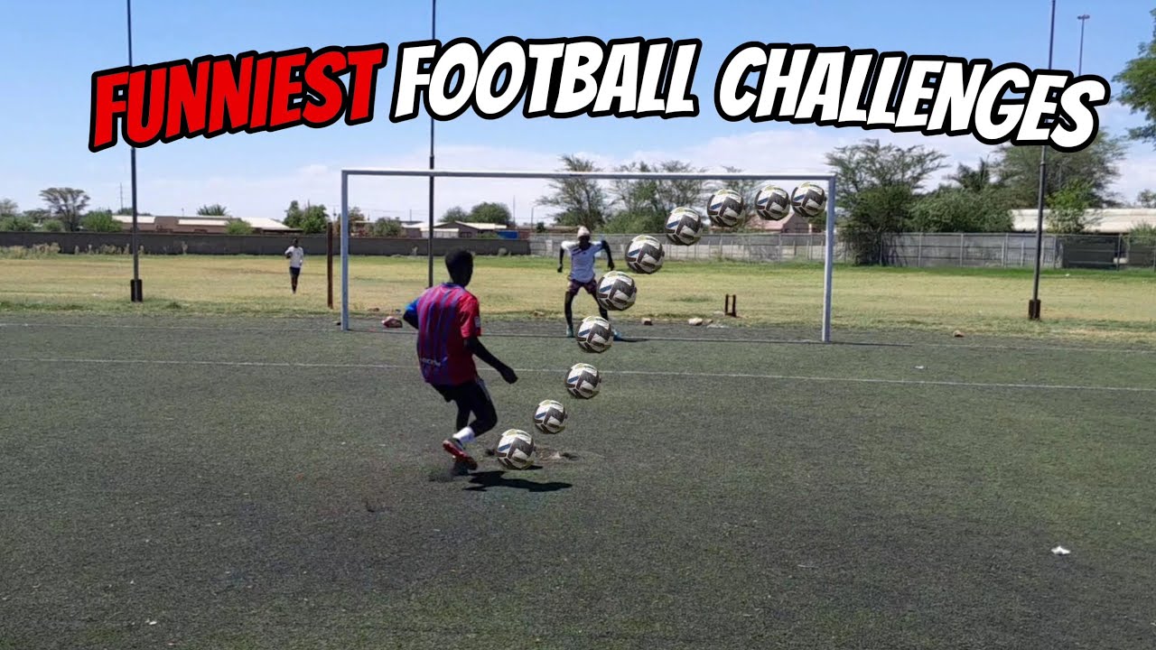 FUNNIEST FOOTBALL CHALLENGES WITH THE MANDEM 🤣 | South African YouTuber