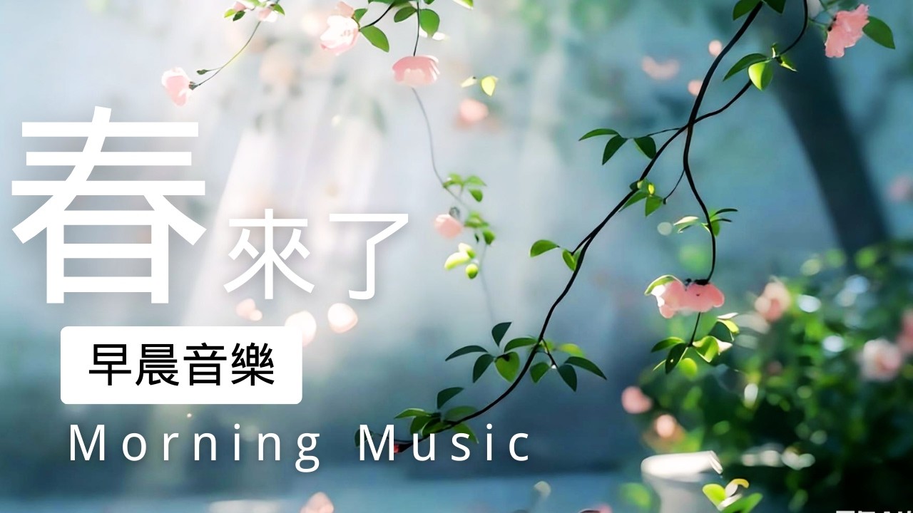 早晨音樂時光 |🌤️初春的旋律鋼琴音樂 1小時｜春来了｜早晨療癒旋律｜專注・放鬆・工作・讀書・｜鋼琴水晶音樂
