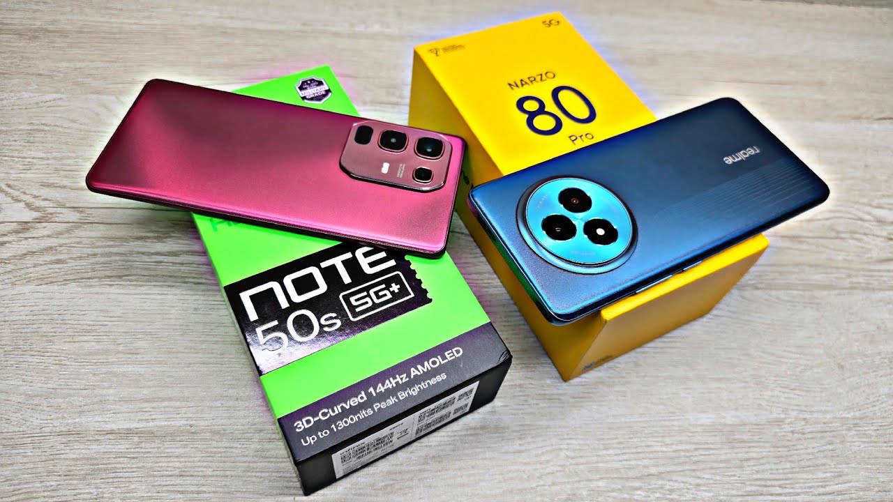 Infinix Note 50s 5G vs Realme Narzo 80 Pro 5G - Which Should You Buy ?