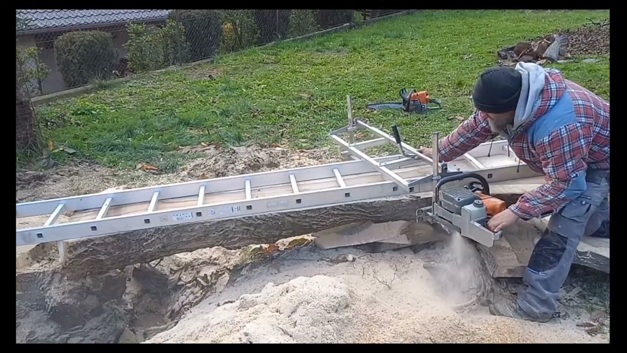 Walnut milling #alaskanmill #milling #przecieraniedrewna #woodworking #cięciedrewna #pracazdrewnem