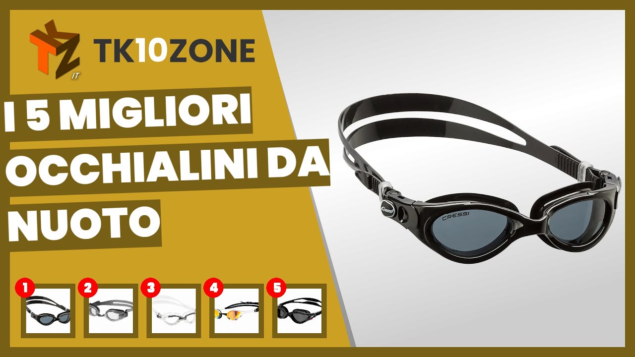 I 5 migliori occhialini da nuoto