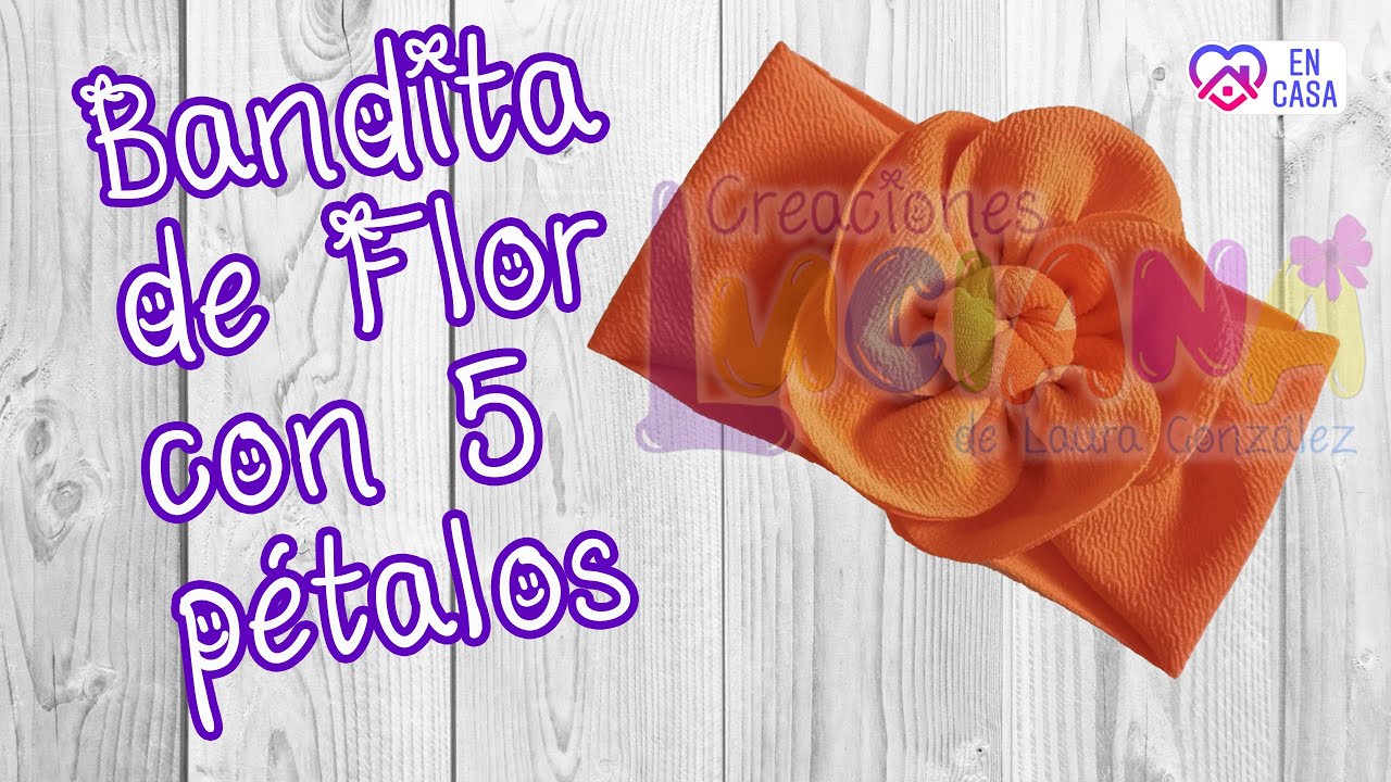 Video 104 Bandita de Flor con 5 pétalos