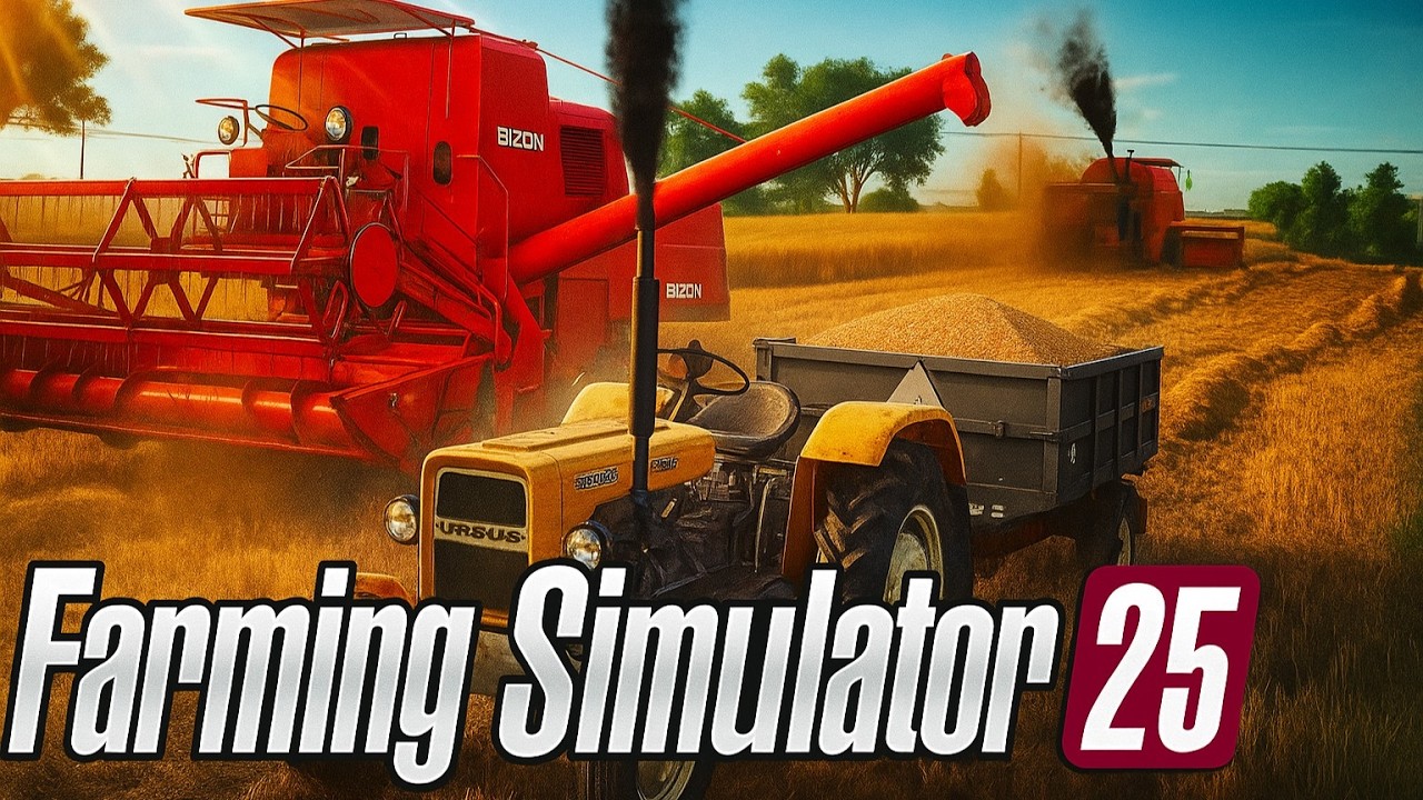 🌾😂 PODRABIANY BIZON w akcji! 🚜👨🏼‍🌾 Rolnicy z Miasta 😍🔥 #fs25  #farmingsimulator25