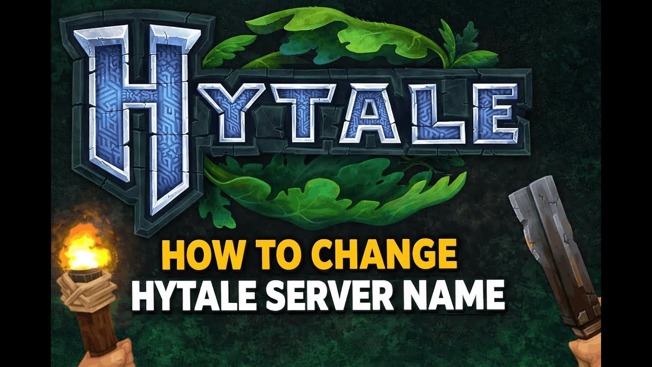 How to Change Your Hytale Server Name | Dedicated & Private Server Hosting Guide