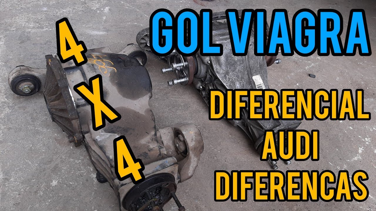 DIFERENÇAS DIFERENCIAL  AUDI 4X4 ADAPTAÇÃO  GOL VIAGRA