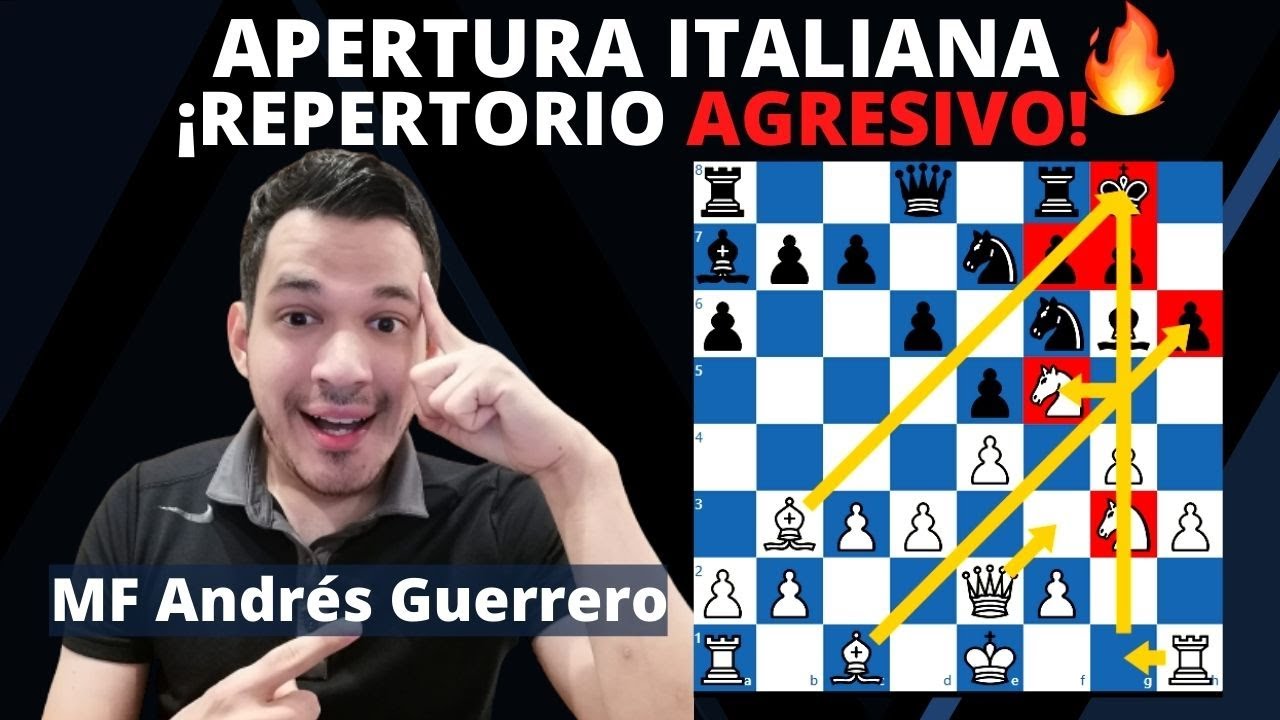 Apertura ITALIANA: Ataca como KASPAROV (Por concepto)