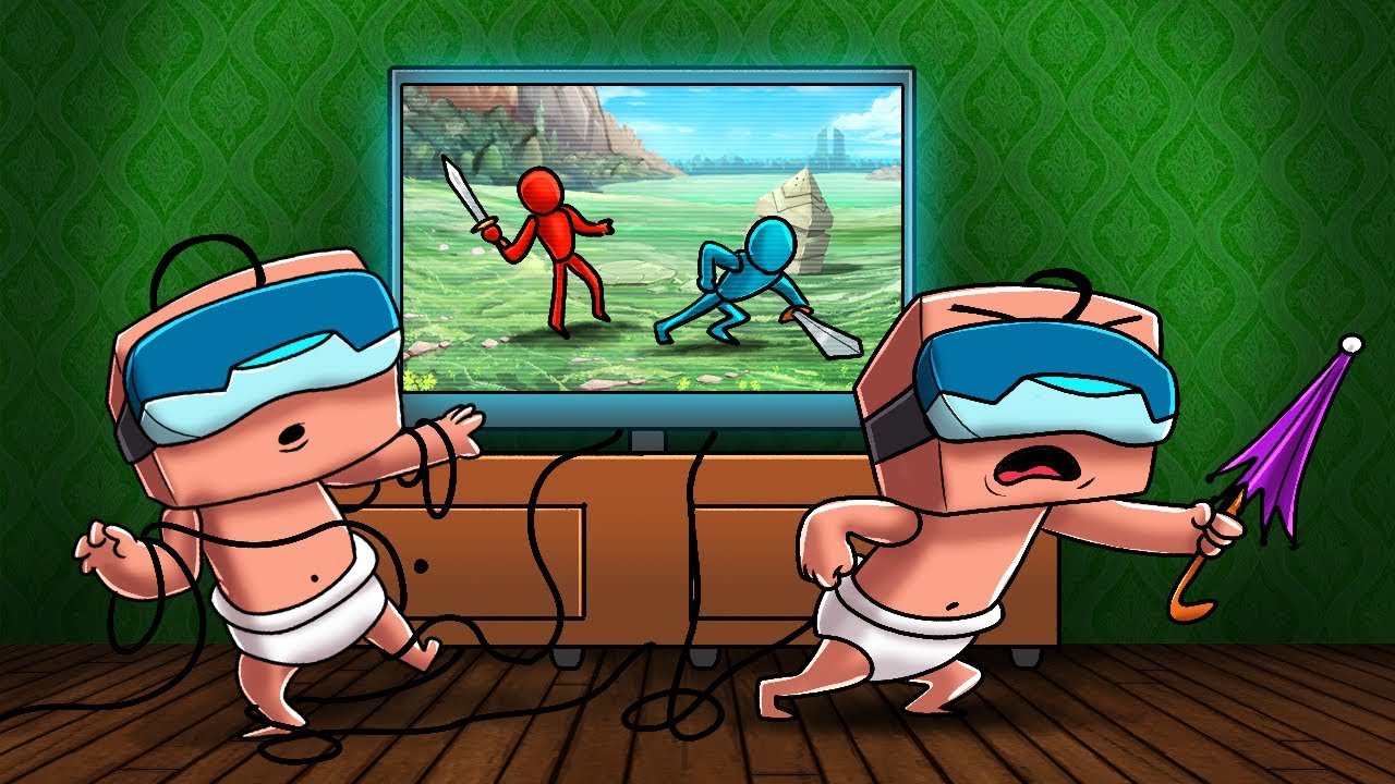 Minecraft - Who's Your Daddy? BABY ADDICTED TO VIRTUAL WORLD!