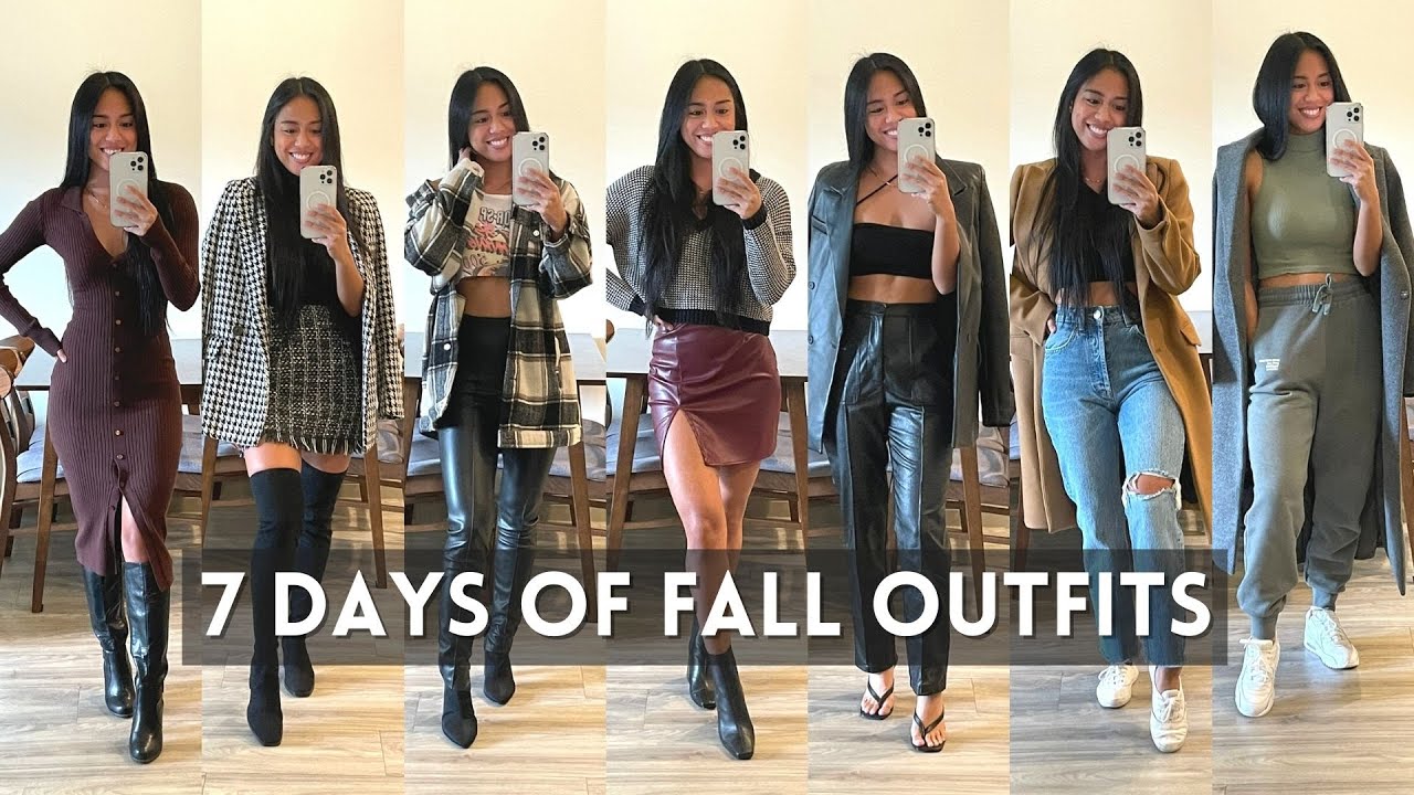 WHAT I WEAR IN A WEEK | FALL 2021 OUTFIT INSPO