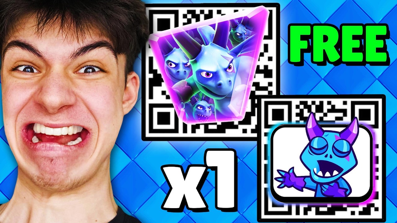 NEW FREE QR CODE MINION REWARD FOR YOU IN CLASH ROYALE!