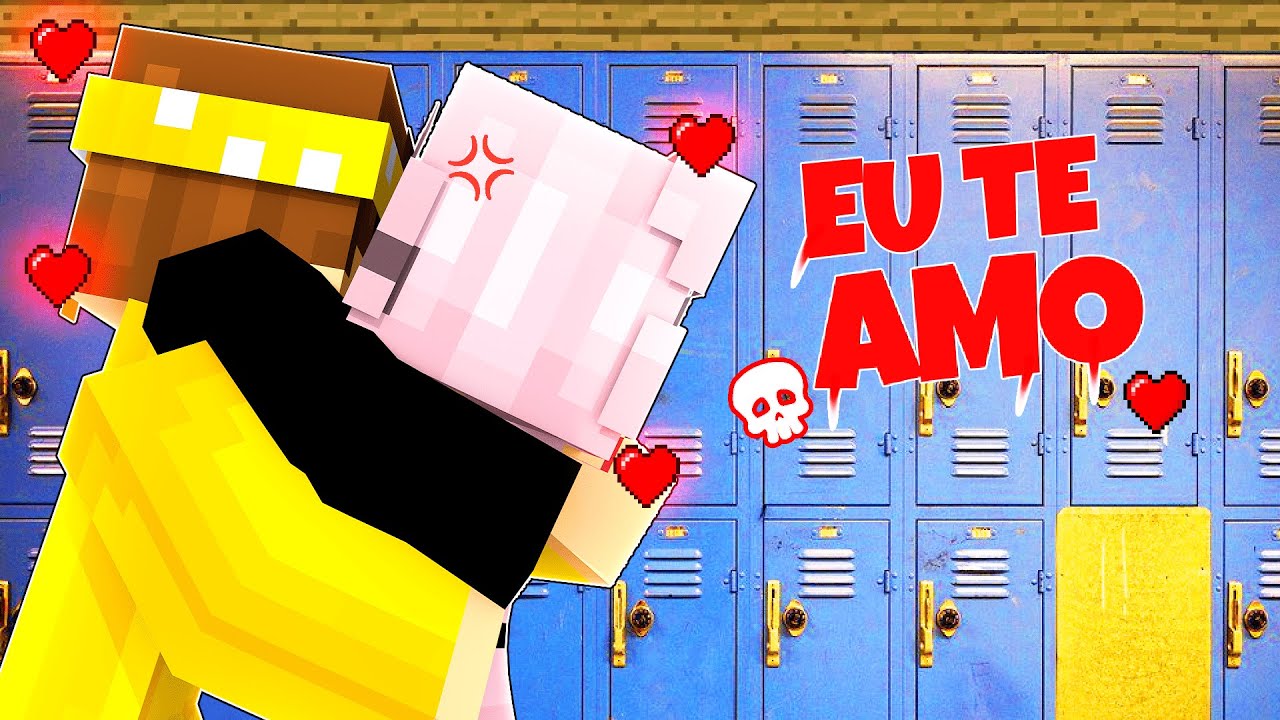 BEIJEI A VALENTONA DA ESCOLA NO MINECRAFT ‹ Alex ›