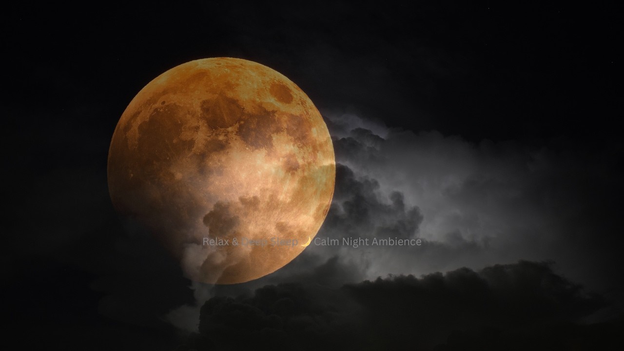 Relaxing Moonlight & Clouds – 1h30min Sleep & Meditation Music for Deep Relaxation